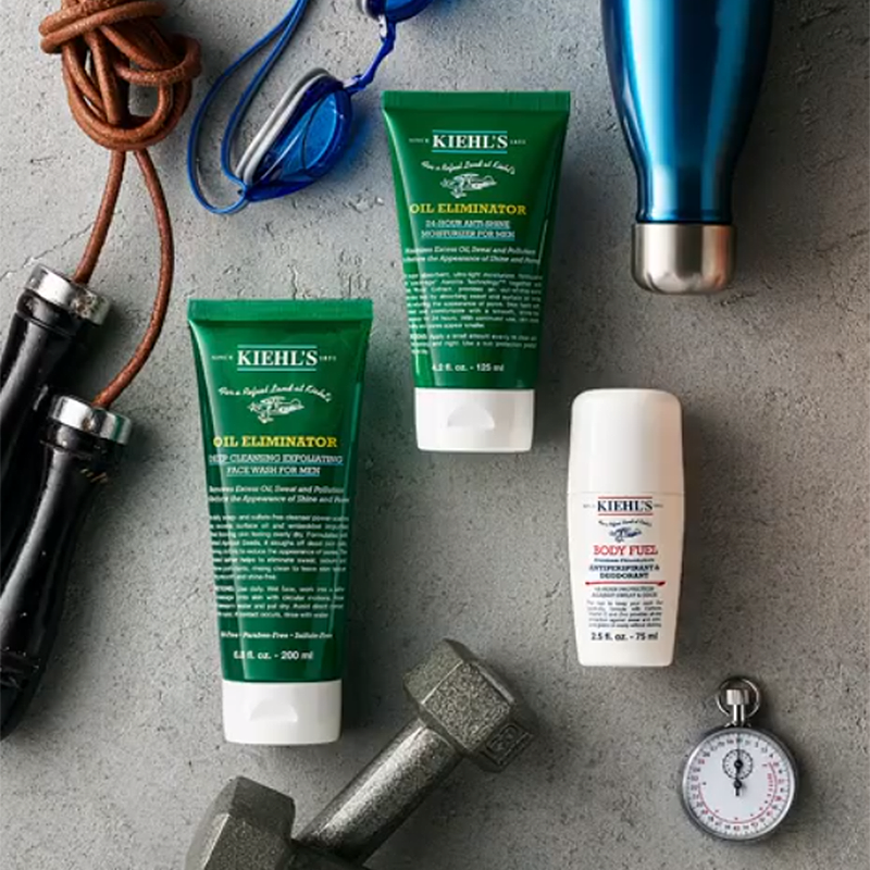 Kiehl's ,คีลส์,Kiehl's Oil Eliminator Deep Cleansing Exfoliating Face Wash For Men 30ml, Men Oil Eliminate Deep Clean Exfoliate Face Wash,เคลนเซอร์ทำความสะอาดผิวหน้าสำหรับผู้ชาย,kiehl's ราคา ,kiehl's รีวิว ,kiehl's ของแท้ ,kiehl's ขนาดทดลอง ราคา ,kiehl's ครีม ,kiehl's ครีมบํารุง